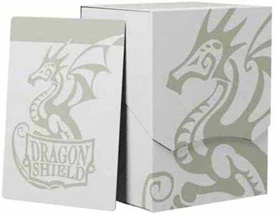 Dragon Shield Deck Shell Deck Box - White with Black Interior