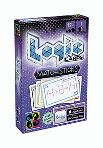 Brain Games Logic Cards: MatchSticks 53 Card Game Set