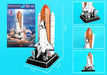87 Piece 3D Puzzle Model Kit - Space Shuttle on Launch Pad