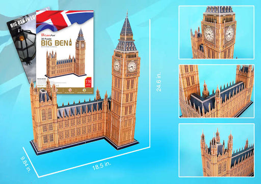 117 Piece 3D Puzzle Model Kit - Big Ben