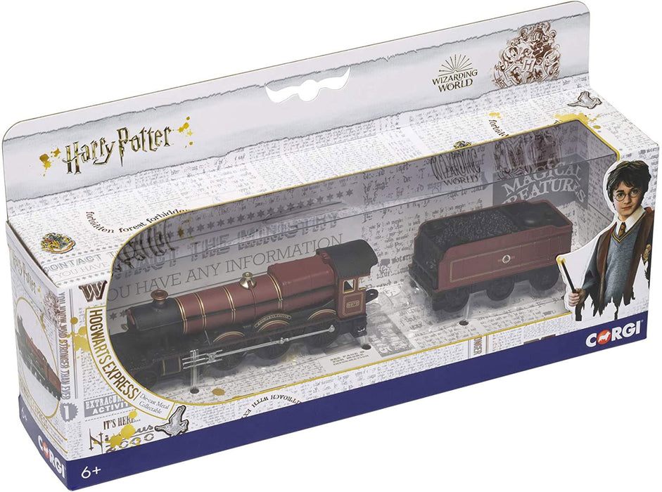 Corgi Harry Potter Hogwarts Express Train Engine with Train Car 1:100 Diecast Model