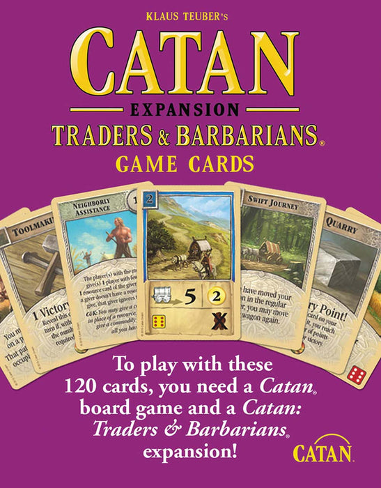 Catan: Traders and Barbarians Expansion Replacement Game Cards