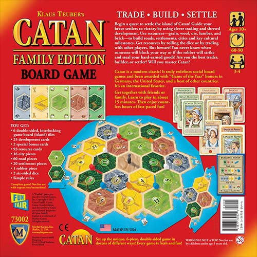 Catan: Family Edition Standalone Board Game