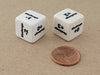 Chessex Custom Engraved 16mm D6 RPG Dice, 2 Pieces - Challenge Rating