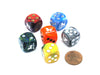 Pack of 6 Custom 16mm D6 Assorted Style Funny Meme Dice - Adventure (Unicorn)