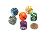 Pack of 6 Custom Engraved 16mm D6 Assorted Style Funny Meme Dice - F-Bomb