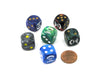 Pack of 6 Chessex Custom Engraved 16mm D6 Assorted Style Funny Meme Dice - BOOM!
