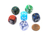 Pack of 6 Custom Engraved 16mm D6 Assorted Style Funny Meme Dice - It's a Six