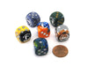 Pack of 6 Custom Engraved 16mm D6 Assorted Style Funny Meme Dice - Sillywalks