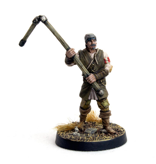 DGS Games Muster Thresher Pose 1 #103010 Unpainted 32mm Scale Metal Figure