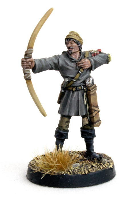 DGS Games Muster Archer Pose 1 #103012 Unpainted 32mm Scale Metal Figure