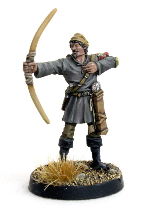 DGS Games Muster Archer Pose 1 #103012 Unpainted 32mm Scale Metal Figure
