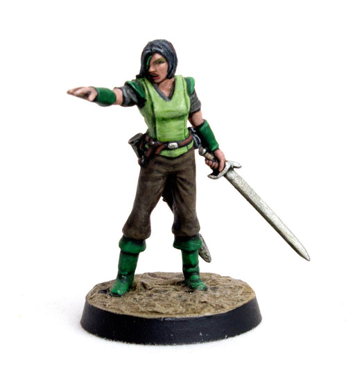 DGS Games Black Rose #113001 Unpainted 32mm Scale Freeblades Metal Figure