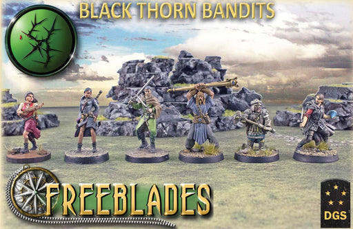 Black Thorn Bandits Starter Box #118999 Unpainted Metal Figure Set