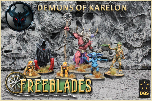 Demons of Karelon Starter Box #119999 Unpainted Metal Figure Set