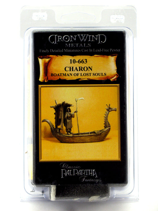 Charon Boatman of Dead Souls with Boat #10-663 Classic Ral Partha Fantasy Mini