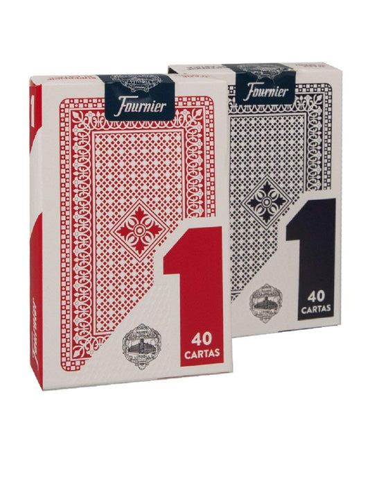 Heraclio Fournier No. 1 Spanish Playing Cards - 10 Decks: 5 Red and 5 Blue