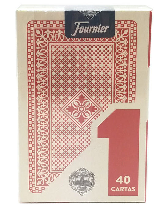 Heraclio Fournier No. 1 Spanish Playing Cards - 1 Red Deck
