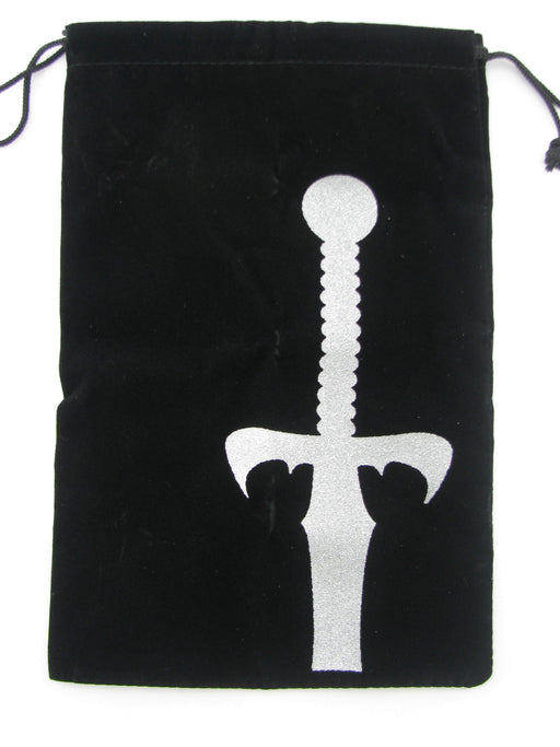 6.25" x 9" Drawstring Dice Bag: Sword