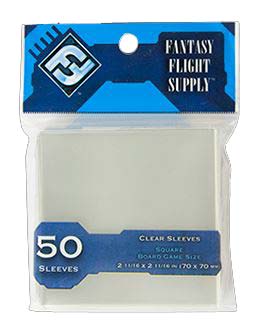 Fantasy Flight Supply Square Board Game Card Sleeves (50 Pack)