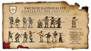 Blood & Plunder French Nationality Starter Set - 25 Unpainted Metal Miniatures
