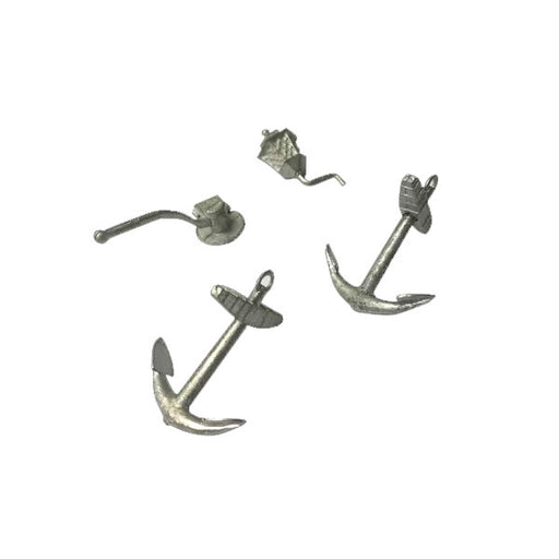 Blood & Plunder Ship Accessories (4 Pieces) Unpainted Metal Models