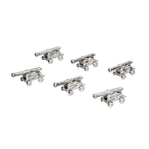 Blood & Plunder Light Cannons (6 Pieces) Unpainted Metal Model Accessories
