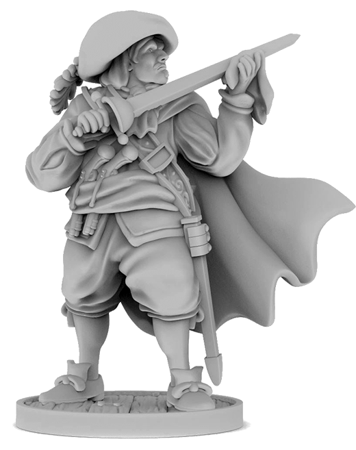 Blood & Plunder: Legendary Figures Francois l’Olonnais Unpainted Metal Miniature
