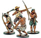 Blood & Plunder: Spanish Milicianos Indios Unit (4 Pieces) Unpainted Metal Mini
