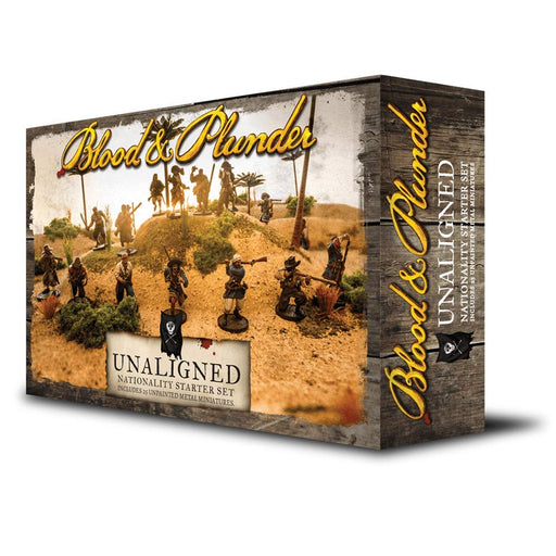 Blood & Plunder Unaligned Nationality Starter Set- 25 Unpainted Metal Miniatures