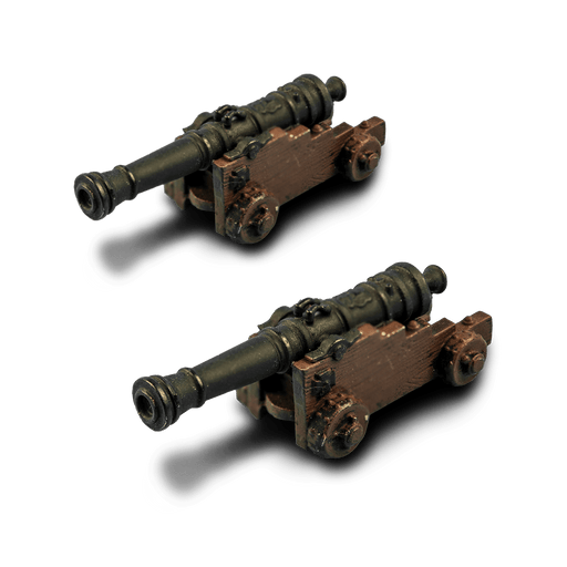 Blood & Plunder Heavy Cannon - 2 Unpainted Metal Cannons