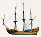 Blood & Plunder 6th Rate Frigate Unpainted Plastic Resin Ship Model
