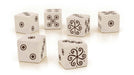 Vaesen Nordic Horror RPG Dice Set - 6 White Dice