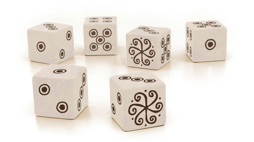 Vaesen Nordic Horror RPG Dice Set - 6 White Dice