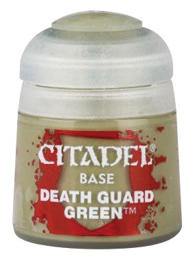 Citadel Base Paint, 12ml Flip-Top Bottle - Death Guard Green 12ml