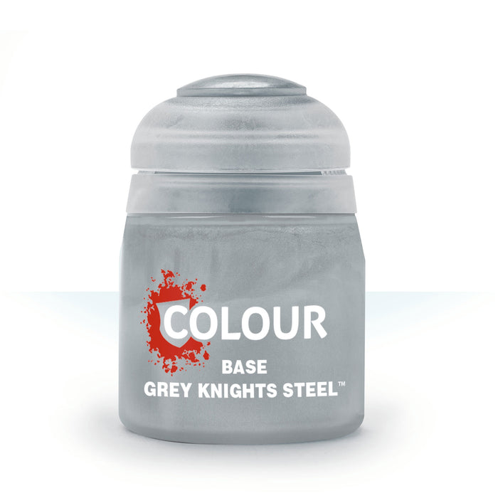 Citadel Base Paint, 12ml Flip-Top Bottle - Grey Knights Steel