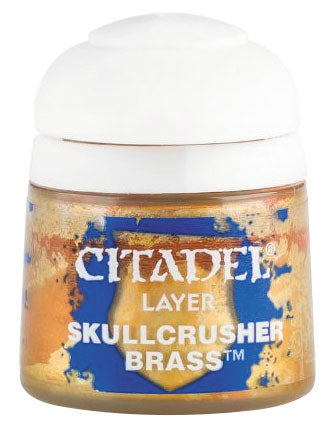 Citadel Layer Paint, 12ml Flip-Top Bottle - Skullcrusher Brass