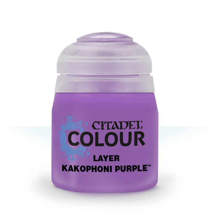 Citadel Layer Paint, 12ml Flip-Top Bottle - Kakophoni Purple