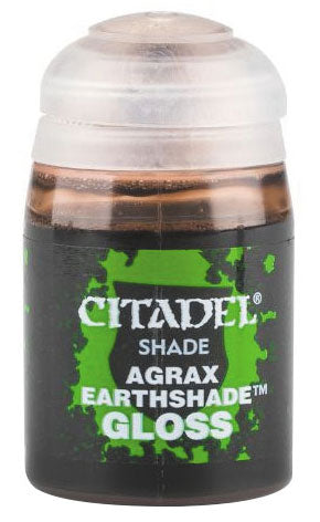 Citadel Shade Paint, 24ml Flip-Top Bottle - Agrax Earthshade Gloss