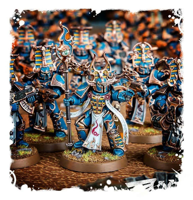 Warhammer 40K: Chaos Space Thousand Sons Rubric Marines Plastic Miniatures