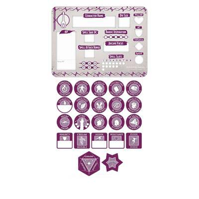 Dungeons and Dragons RPG Token Set - Bard