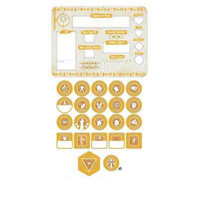 Dungeons and Dragons RPG Token Set - Cleric