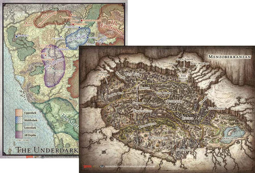 Dungeons and Dragons Out of the Abyss DnD Map Set (2)