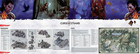 Dungeons and Dragons RPG: Curse of Strahd DM Screen