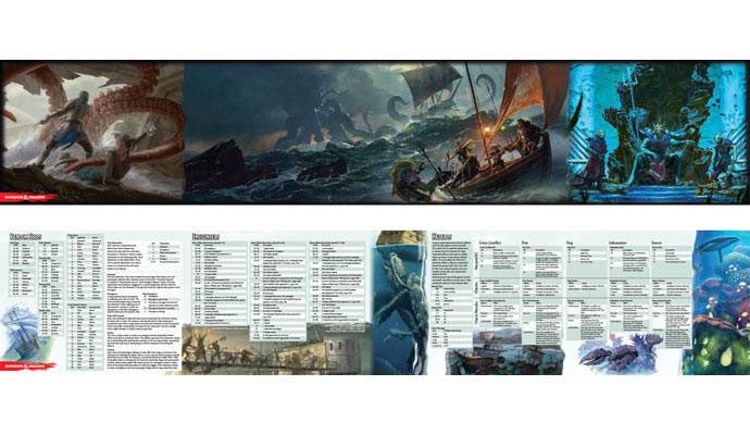 Dungeons and Dragons RPG: Of Ships and the Sea DM Screen