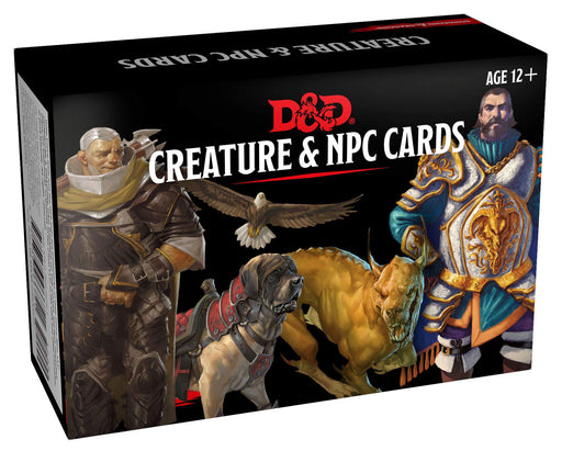 Dungeons and Dragons RPG Creatures and NPC Cards - 182 Card Deck