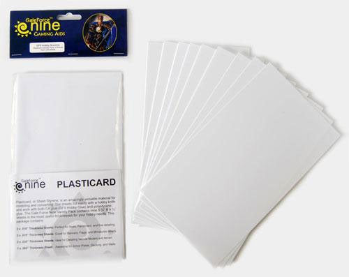 Gale Force Nine Miniatures Tools: Hobby Plasticard Variety Pack (9 Pieces)