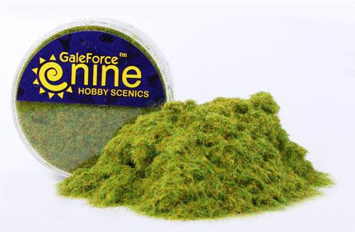 Gale Force Nine Basing and Scenery Hobby Round Container - Green Static Grass