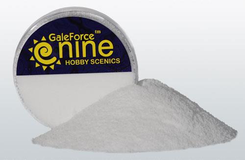 Gale Force Nine Basing and Scenery Hobby Round Container - Snow