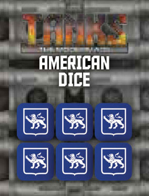 Tanks: The Modern Age - United States Dice Set (6 Dice)